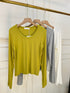 Women Casual Round Neck Long Sleeves Tops